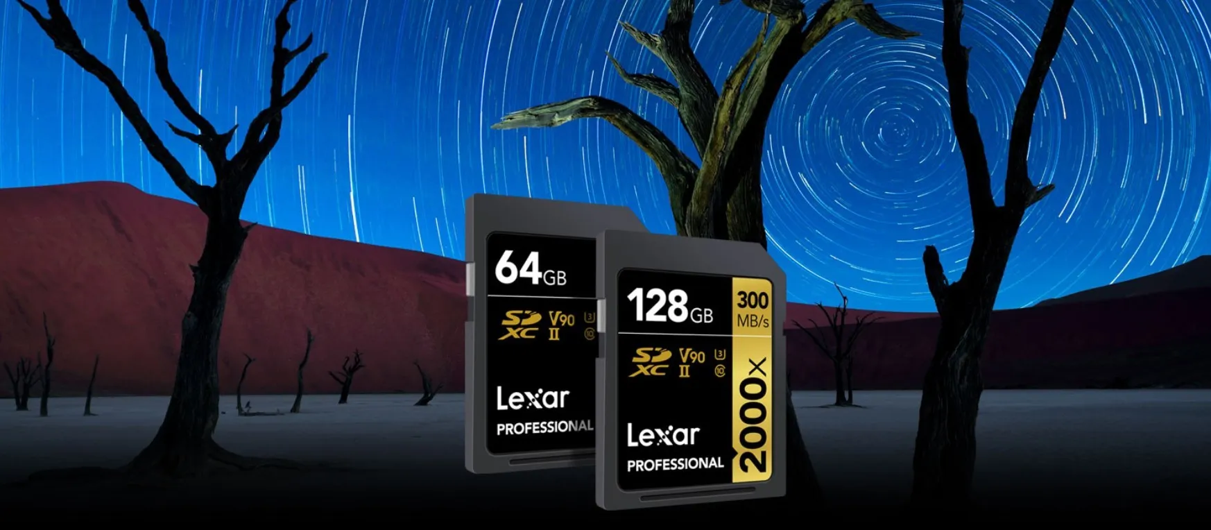Karta pamięci Lexar Professional SDHC 128GB 2000X UHS-II (300 MB/s)